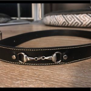 32” Faux Leather Equestrian Bit Belt